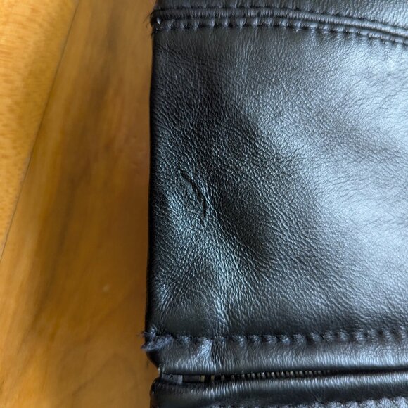 George Ladies Fitted Leather Jacket- Medium - Picture 6 of 8